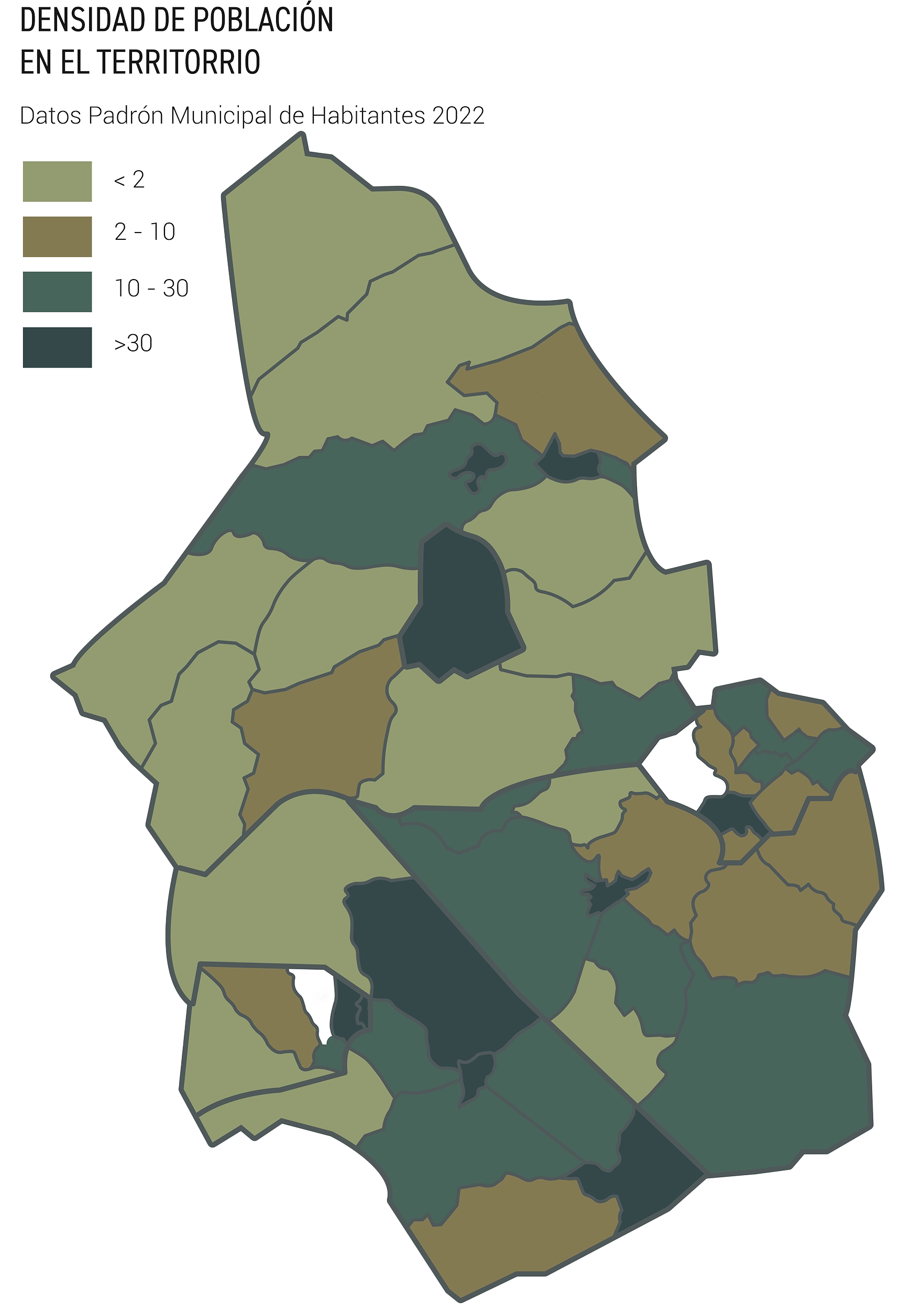Mapa densidad de población